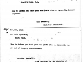 Telegraphs received by John Spurrell concerning sons medical condition Source RNR Military Records