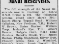 Albert Drover_Evening Telegram, 1916-04-11 Naval Reservists.