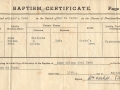 Anne Hyde Baptism Certificate