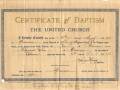 Baptism of Solomon Green, born August 30, 1896, baptized May 18, 1897, Trinity, Newfoundland.