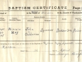 Minnie May Spurrell Baptism
