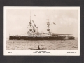 Front of HMS Victorious Postcard 2