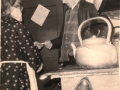 Martha Ann Strowbridge and mailman Norm Spurrell Butter Cove