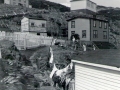 10School on top of hill, Aunt Martha's house below