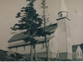 St. Alban's Church, Gooseberry Cove circa 1955, old school behind