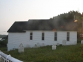 St. Joseph's Roman Catholic Church, Gooseberry Cove, showing graveyard by the church. (Photo by Lester Green)