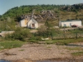 New Victory Pentecostal Church  stands proudly behind the old Church at Little Heart's Ease. (Photo donated  by Edith Norris