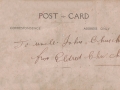 Eldred Churchill-Back of postcard