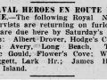 Naval Heroes En Route For Home_Evening Telegram 1917-06-14