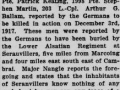 Location of Grave for Esau  Baker_Evening Telegram_June 22, 1920