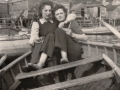 Annie Blanche Smith Coady and Kay Doyle Gooseberry Cove 1945