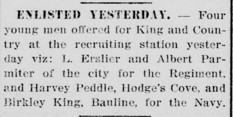 Enlisted Yesterday_Evening Telegram, 1917-03-24