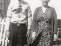 Gower Baker and his mother Elizabeth Churchill Baker, Dark Hole, c1947