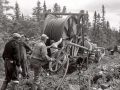 Laying the cable