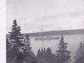 Post office cable ship Monarch laying cable between Hillview and Southern Bight 1955