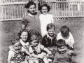 Back Sylvia and Virtue Smith. Middle Rosemund, Bill, Albert, Marguerite, , front Max smith