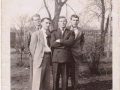 Eldred Butt in the light suit and Hayward Drover far right HC