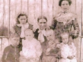 Front, Nathaniel, Liz rogers, Ezekiel Smith, Maria Langdon, Back, Rebecca, Rachel Smith Stringer, Ida Smith Ledrew