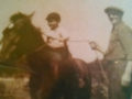 Terry with Hector Meadus on horse and Herbert Meadus