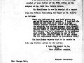 Letter from the Private Secretary  of the Governor of Newfoundland.