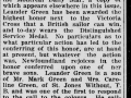 Evening Telegram 1915-08-13 Congratulations to Winner