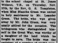 Evening Telegram, 1919-12-06 Wedding Bells.