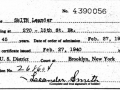 Smith Leander US Naturalization  record 2