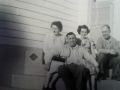 left to right  Alma Stringer Joe Drodge Shirley Bryant and Geo Strong