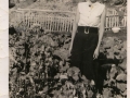 Emma in vegetable Garden