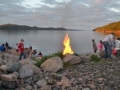 Bonfire on beach 2
