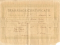 Marriage Certificate Solomon Green and Sarah Duffett