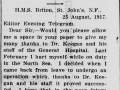 Notes from Nathan Pond_Evening Telegram (St. John's, N.L.), 1917-08-24