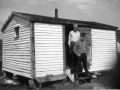 William harvey spurrell outside bunkhouse indian harb 1963