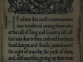Memorial Scroll sent to Samuel and  Rebecca Lambert on behalf of their son.