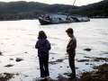 Schooner Spoonwright behind Smiths, Sheila & Rod