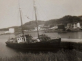 The Mary Ruth in the pool, Conception Bay, now lying in Southport harbour