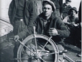 Vey Will at the wheel and Herbert John in the middle stand