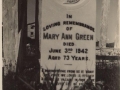 Mary Ann (Seward) Green, wife of Jehu Green. Photo taken in late 1940s. (Donated by Annie Green)