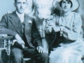 Wedding photo of Wilson Vey and his wife Heneritta Parsons Her  sister Effie  is sitting next to Wilson  (Courtesy of Lori Kelly)