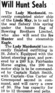 Captain Ralp Smith_Seal Hunt_Western Star_ Feb 28, 1947