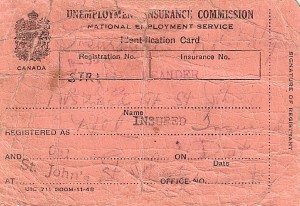 Leander Stringer 1926-1998 EI Card