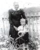 Cassandra (nee Baker) Vey with her grandson, Milton Vey. 