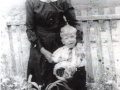 Cassandra Vey (nee Baker) with her grandson, Milton Vey.