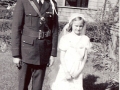 Daniel Shaw (Jr) wearing War Veteran's uniform, and daughter Mary Louise taken at 1st communion in 1938. (donated by Fred Shaw)