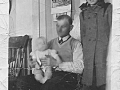 Eli Drodge, Niece Louise (Drodge) Rodrigues, Baby Ralph Tucker ca 1947