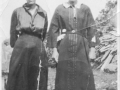 Elsie (Jacobs) Watton and her sister Annie May (Jacobs) Stringer. Annie was also married to Jacob Drodge and Adam Green. (Photo_Olive Green collection)