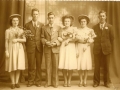 Lewis Jacob and Emma Jane Oliver's wedding at St. John's. Lewis was son of Levi Jacobs of Little Heart's Ease. (Photo donated by Barb Chwojka)