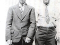 Simeon Drodge and his son Joseph Drodge. (Donated by Roland and Marina Smith)