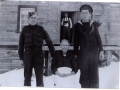 L-R Herbert Green, Rebecca Green (nee Hart), and Winston Hiscock (photo donated by Annie Green