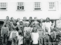 Caplin Cove 1936 with Mr. Stringer in window - wife Maggie teacher